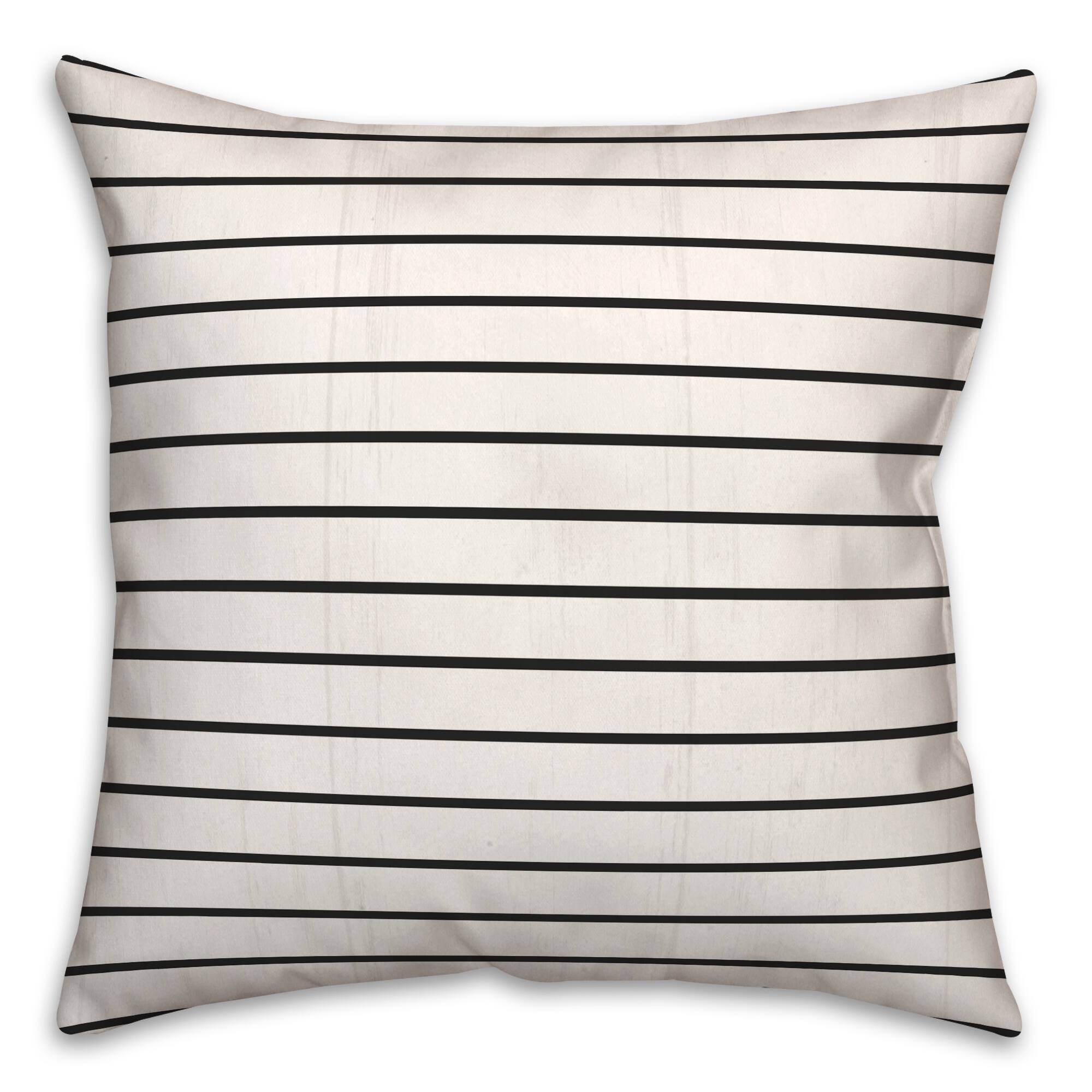 Boo Ghost On Wood Throw Pillow